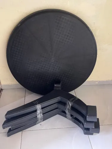 Mesa de plástico redonda 