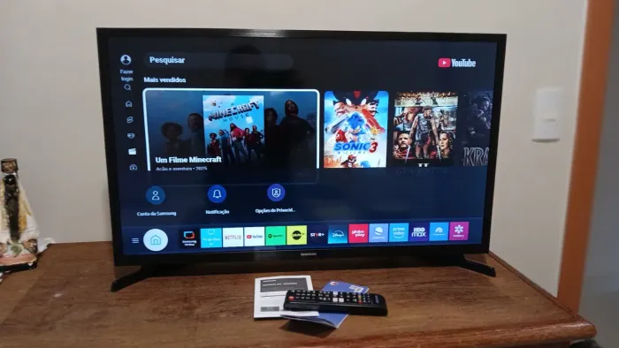 Smart Tv Samsung 32' HDR Wi-Fi Bluetooth Novíssima