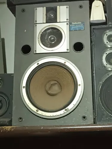 Caixa Acústica Vintage Technics SB-G210B 3 Vias