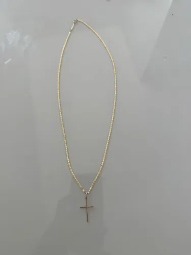 Corrente Ouro 18k Com pingente Piastrini 