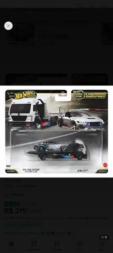 Hotwheels Team Transport Ford Mustang RTR Aero Lift