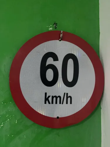 Placa 60km Original Decorativa