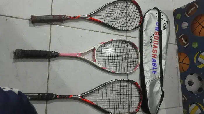 VENDO 3 raquetes de Squash