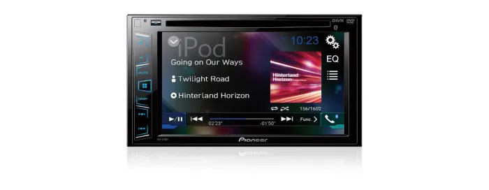 Central multimídia Pioneer com bluetooth e DVD-player AVH-298BT