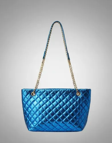 Bolsa Azul Metálico