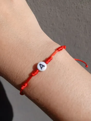 Pulseira 7 Nós com inicial do nome