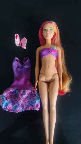 acessórios de Barbie  a Barbie que está na foto vai junto