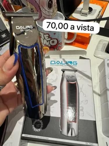 Máquina de cortar cabelo kemei profissional 