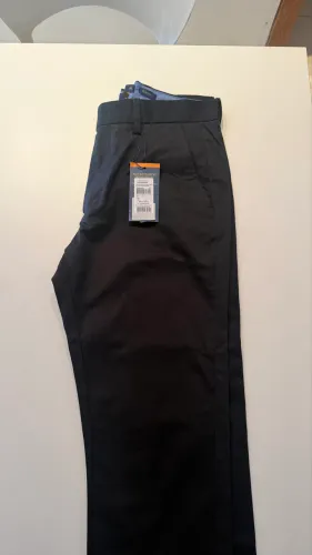 Calça Brooksfield Sarja Marinho 42 Nova com Etiqueta