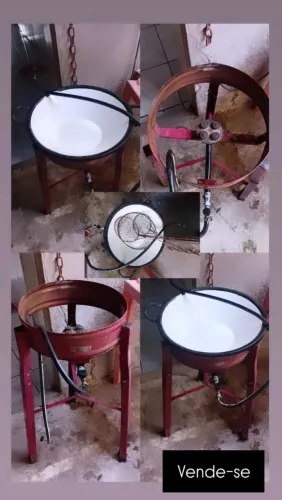 Tacho c/ as conchas de frituras.