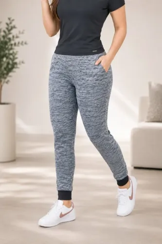 Calça Jogger Catwalk Feminina Preto Rajado