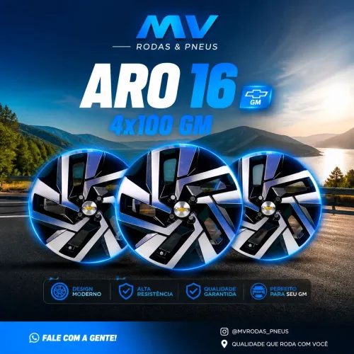 JOGO DE RODAS ARO 16 4x100