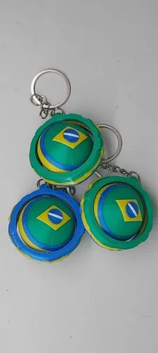 Chaveiros Bola giratória. Países
