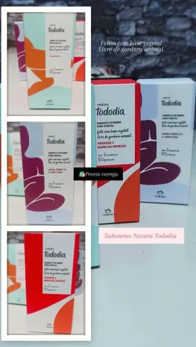 Promoção de Sabonete e perfume Natura