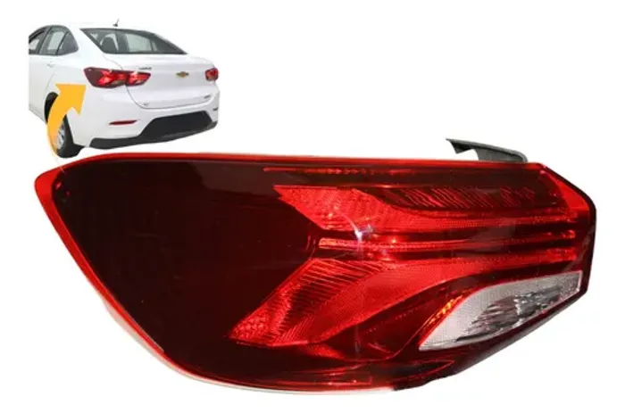 Lanterna Traseira Onix Sedan 2020 A 2025 Esquerdo Sem Led Esquerdo