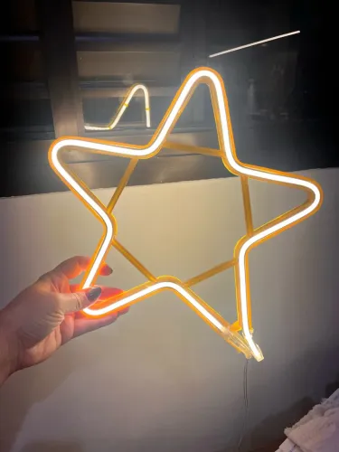Luminária de LED ESTRELA 30 cm 127V