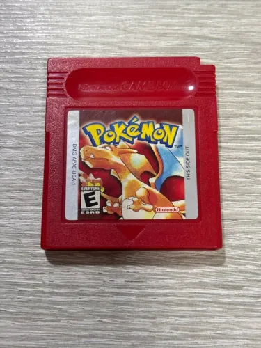 Game Pokémon Red (Vermelho) Nintendo Game Boy (versão importada) Original