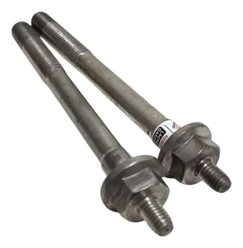 Par Parafuso Fixação Motor Arranque Spacefox 2012 A 2014 Prateado