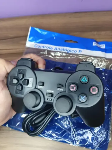 Controle para ps2 com fio - entrega rápida 