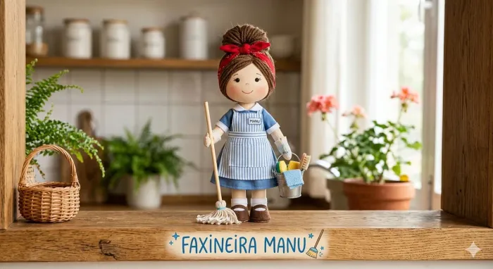 Uma amiga que faz faxina