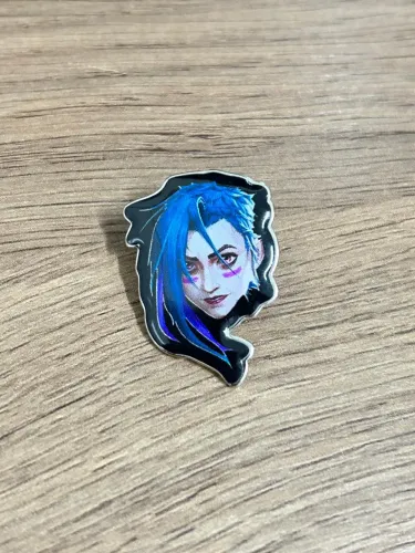Pin de metal Jinx Arcane League of Legends CCXP24