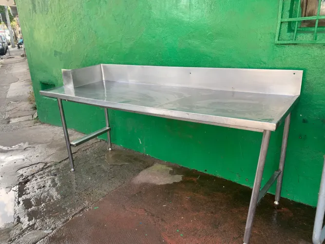 Mesa inox concretada ..