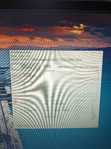 Pc gamer completo Ryzen 7 2700x ,16 GB ram, 2 SSD , rx 590