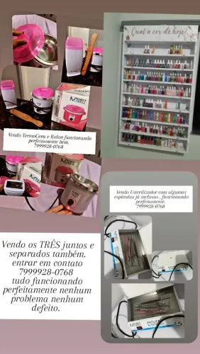 Vendo Expositor ESTERELIZADOR e Combo de Depilação 