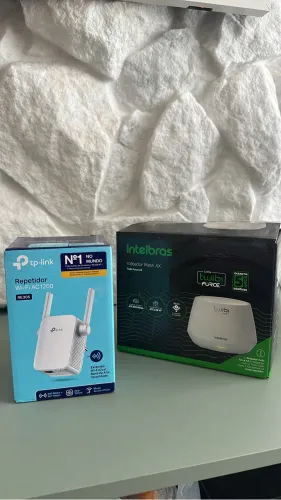 Kit: Repetidor Wi-Fi TP-Link + Roteador Intelbras