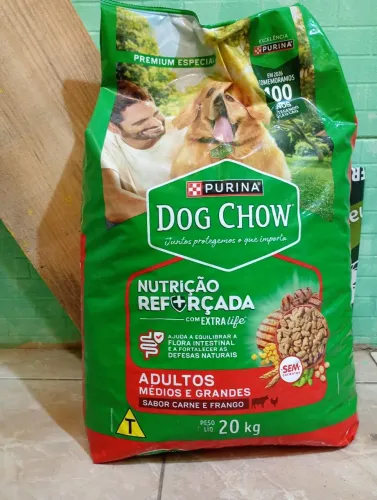 Ração dog Chow  para cachorro porte médios e grandes _ Adulto