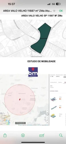 Terreno à venda em São Paulo, Chácara Santa Maria, com 11887 m²