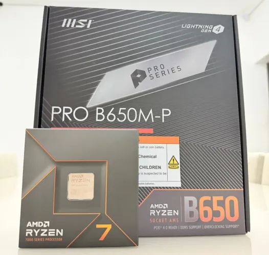 Kit Upgrade Ryzen 7 7700X + Msi Pro B650M