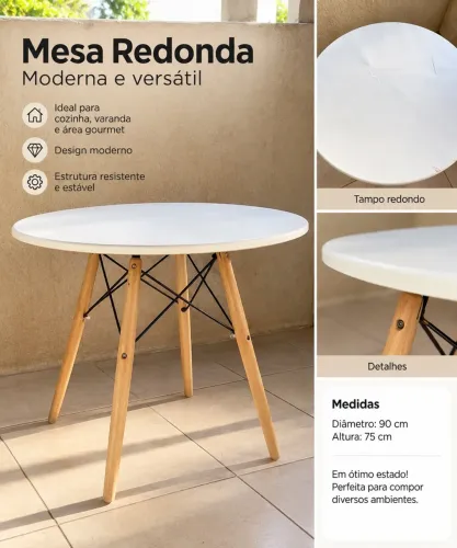 Mesa de 4/6 lugares