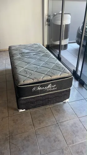 Cama box solteiro mais base