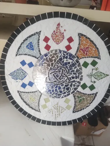 Mosaico de azulejos quatro