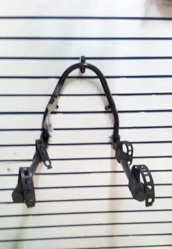 Suporte horizontal dobrável para 2 bikes.