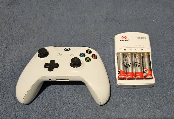 Controle xbox one + pilha recarregável 