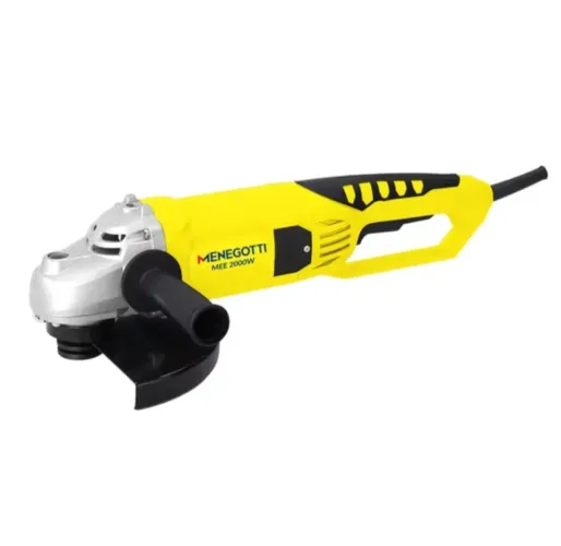 Esmerilhadeira Angular Menegotti 9 Pol 2000W 220V Disco 230mm com Empunhadura Lateral