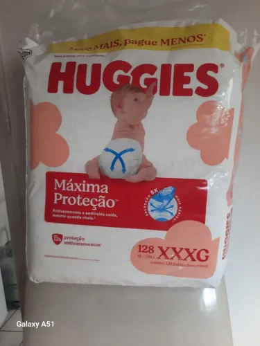Fraldas Huggies XXXG  pacotão