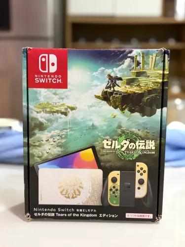 Nintendo Switch Oled versão zelda tears of kingdom