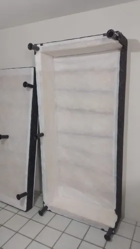 Base Cama Box Solteiro com Cama Auxiliar Conjugada