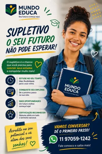 Supletivo Fundamental e Médio ?