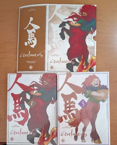 Mangá centauros box vol 1 e 3