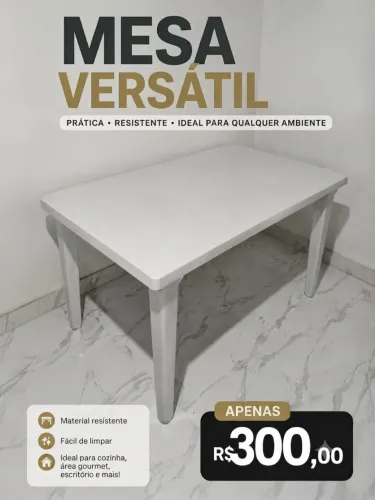 Mesa 6 lugares (sem cadeiras)