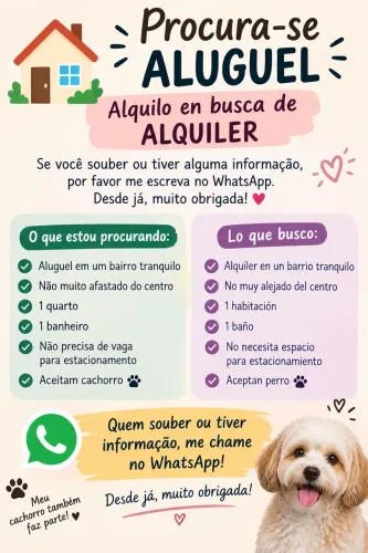 Procurando aluguel
