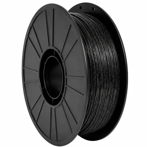Filamento 3D PLA Silk Preto Glitter 1KG 
