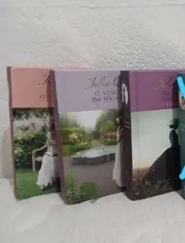 Livros 1,2, e 3 da edição de luxo de "Os Bridgertons" em ótimo estado