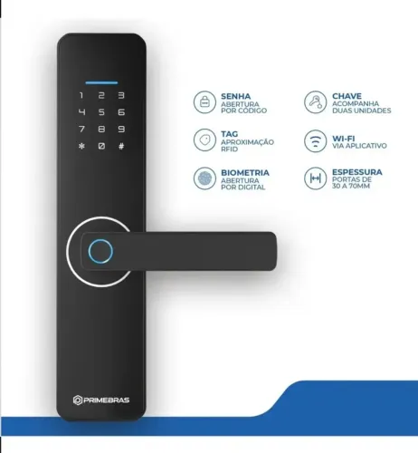 Fechadura digital com biometria