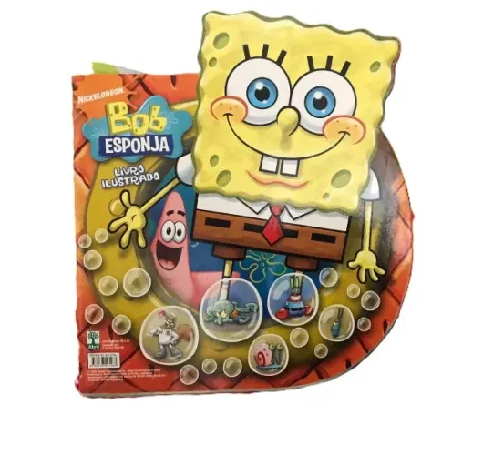álbum de figurinha - completo bob esponja - original