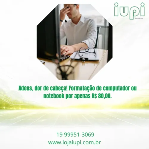 Formatação de Computadores e Notebooks